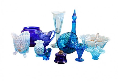 Vintage Glass and Crystal – Aquas and Blues