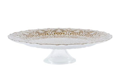 White and Gold Cake Stand Collection