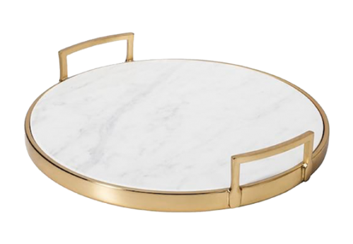 Gold and Marble Tray