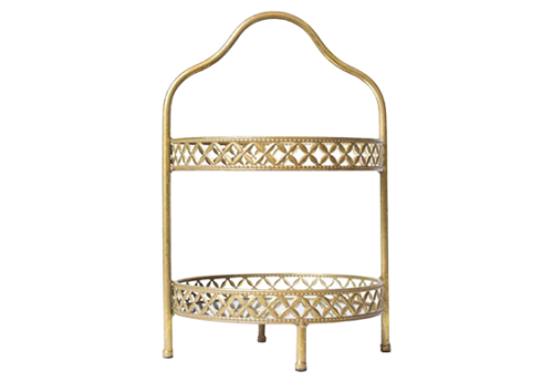 Leah Gold Tiered Stand