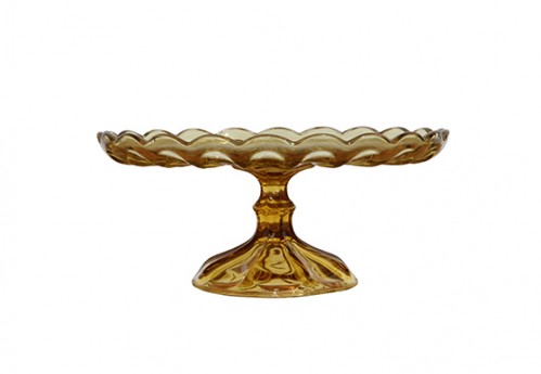 Cake Stands – Amber Glass