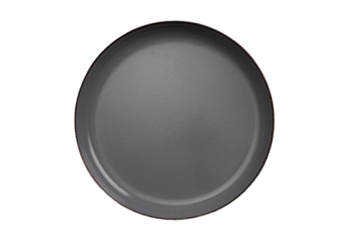 Charcoal Enamelware Dinner Plate