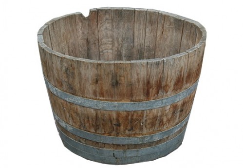 French Oak Wine Barrel – Half