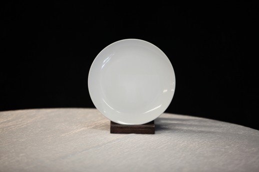 Round White Plate 10