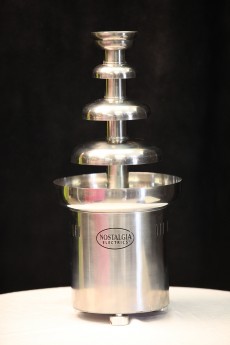 Chocolate fountain, stainless steel