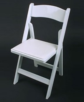 Resin Folding Chair White