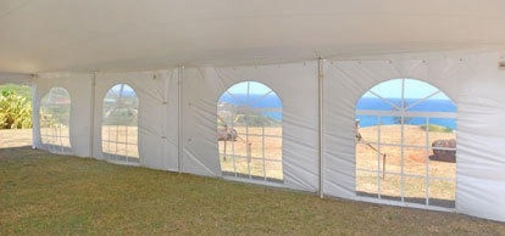 40 x 40 Deluxe Frame Tent With Walls
