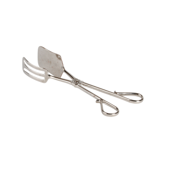 SILVER MEAT OR PASTRY TONGS 11