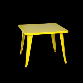 YELLOW PETITE CAFE TABLE