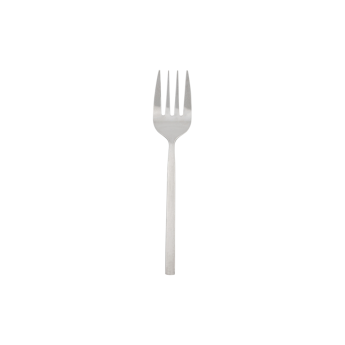 SQUARE STAINLESS SERVING FORK 9
