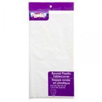 White Disposable Table Cover (rect.) - $3