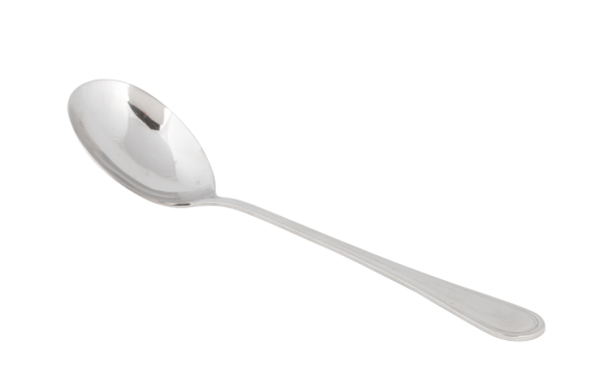 STAINLESS SERVING SPOON 12