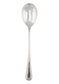 STAINLESS SLOTTED SERVING SPOON 12