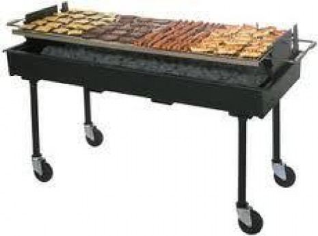 5Ft Charcoal BBQ Grill