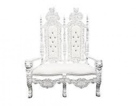 Throne Love Seat 2 (Silver or Gold)
