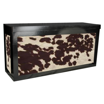 BLACK CAMBIO BAR WITH BROWN MOO INSERT 8'
