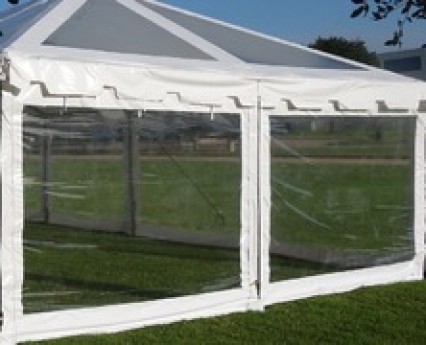 20' Clear Sidewall (20’ wide tents)