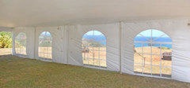 30 x 70 Deluxe Frame Tent With Walls