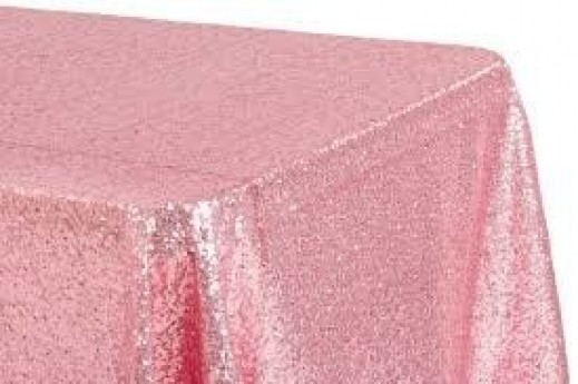 Pink 8' (90x156') Glitz Drape