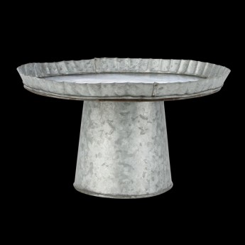 GALVANIZED FOOTED TRAY 12