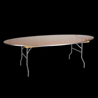 OVAL BANQUET TABLE 8' X 48