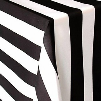 Spade Stripe Black/White