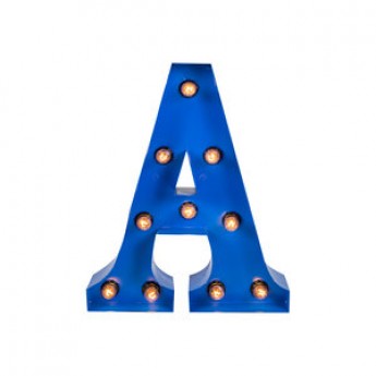 MARQUEE LETTER - A - BLUE