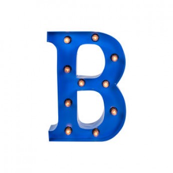 MARQUEE LETTER - B - BLUE
