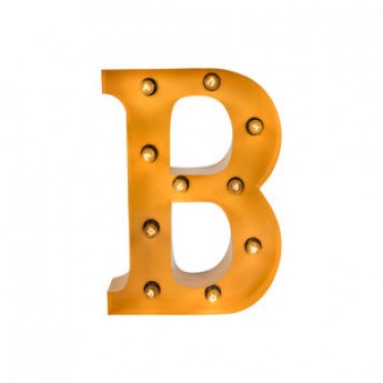 MARQUEE LETTER - B - GOLD
