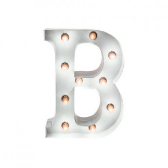 MARQUEE LETTER - B - WHITE