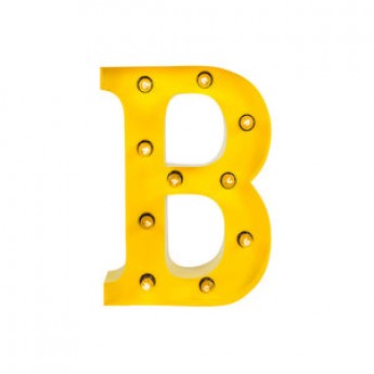 MARQUEE LETTER - B - YELLOW