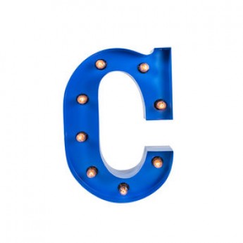 MARQUEE LETTER - C - BLUE