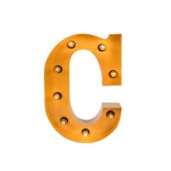 MARQUEE LETTER - C - GOLD