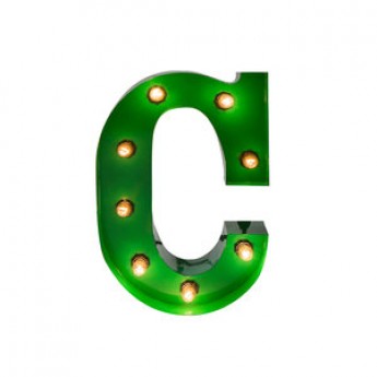 MARQUEE LETTER - C - GREEN