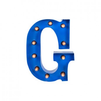 MARQUEE LETTER - G - BLUE