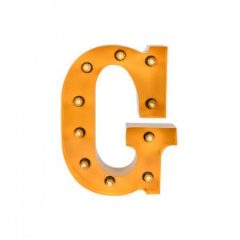MARQUEE LETTER - G - GOLD
