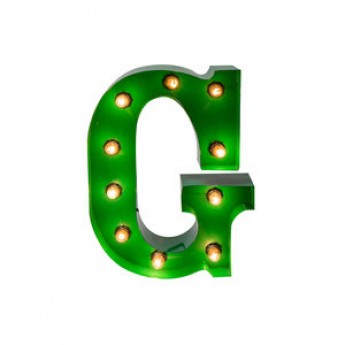 MARQUEE LETTER - G - GREEN