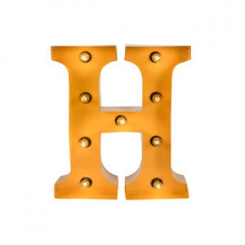 MARQUEE LETTER - H - GOLD