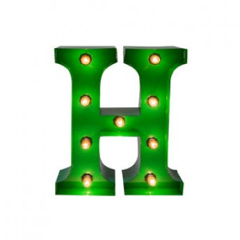 MARQUEE LETTER - H - GREEN