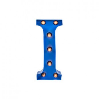 MARQUEE LETTER - I - BLUE