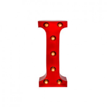 MARQUEE LETTER - I - RED