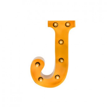 MARQUEE LETTER - J - GOLD