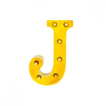 MARQUEE LETTER - J - YELLOW
