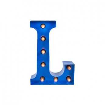 MARQUEE LETTER - L - BLUE