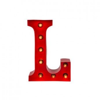 MARQUEE LETTER - L - RED
