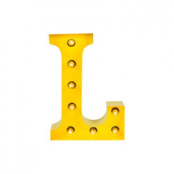 MARQUEE LETTER - L - YELLOW