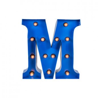 MARQUEE LETTER - M - BLUE