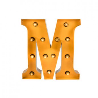 MARQUEE LETTER - M - GOLD