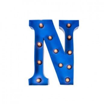 MARQUEE LETTER - N - BLUE