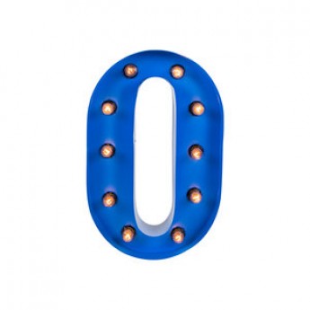 MARQUEE LETTER - O - BLUE